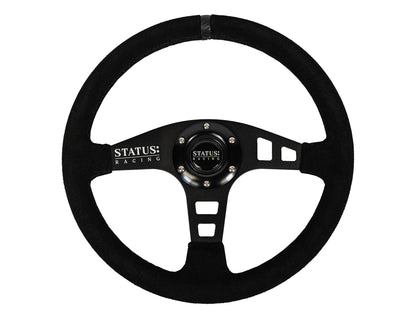 SR Flat Suede Steering Wheel