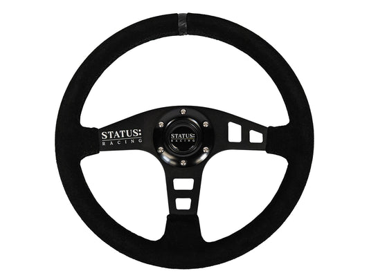 SR Flat Suede Steering Wheel