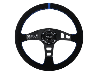 SR Flat Suede Steering Wheel