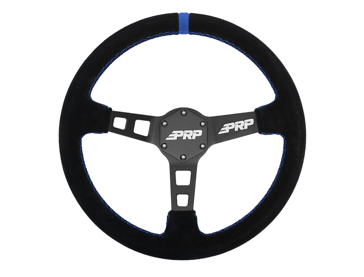 Deep Dish Suede Steering Wheel