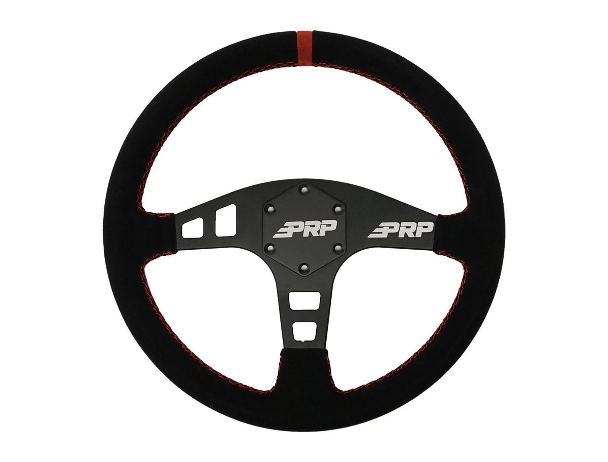 Flat Suede Steering Wheel