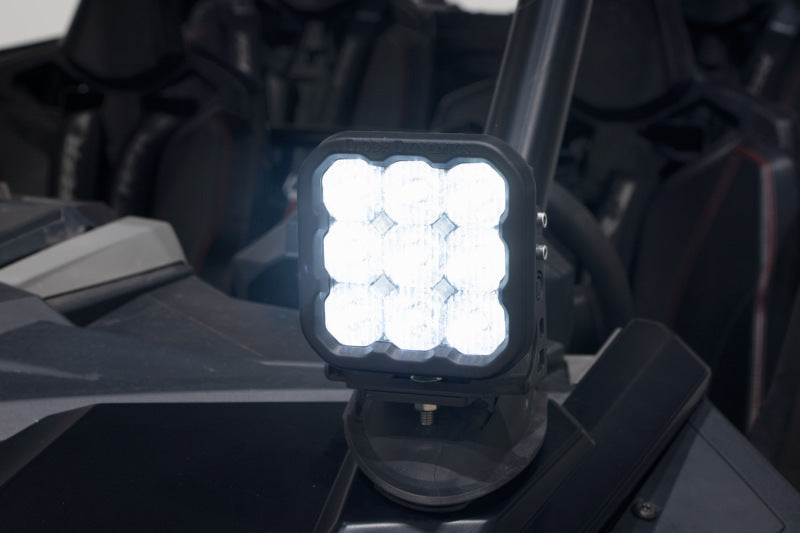 Diode Dynamics 20-Present Polaris RZR A-Pillar LED Pod Kit SS3 Sport - White Combo