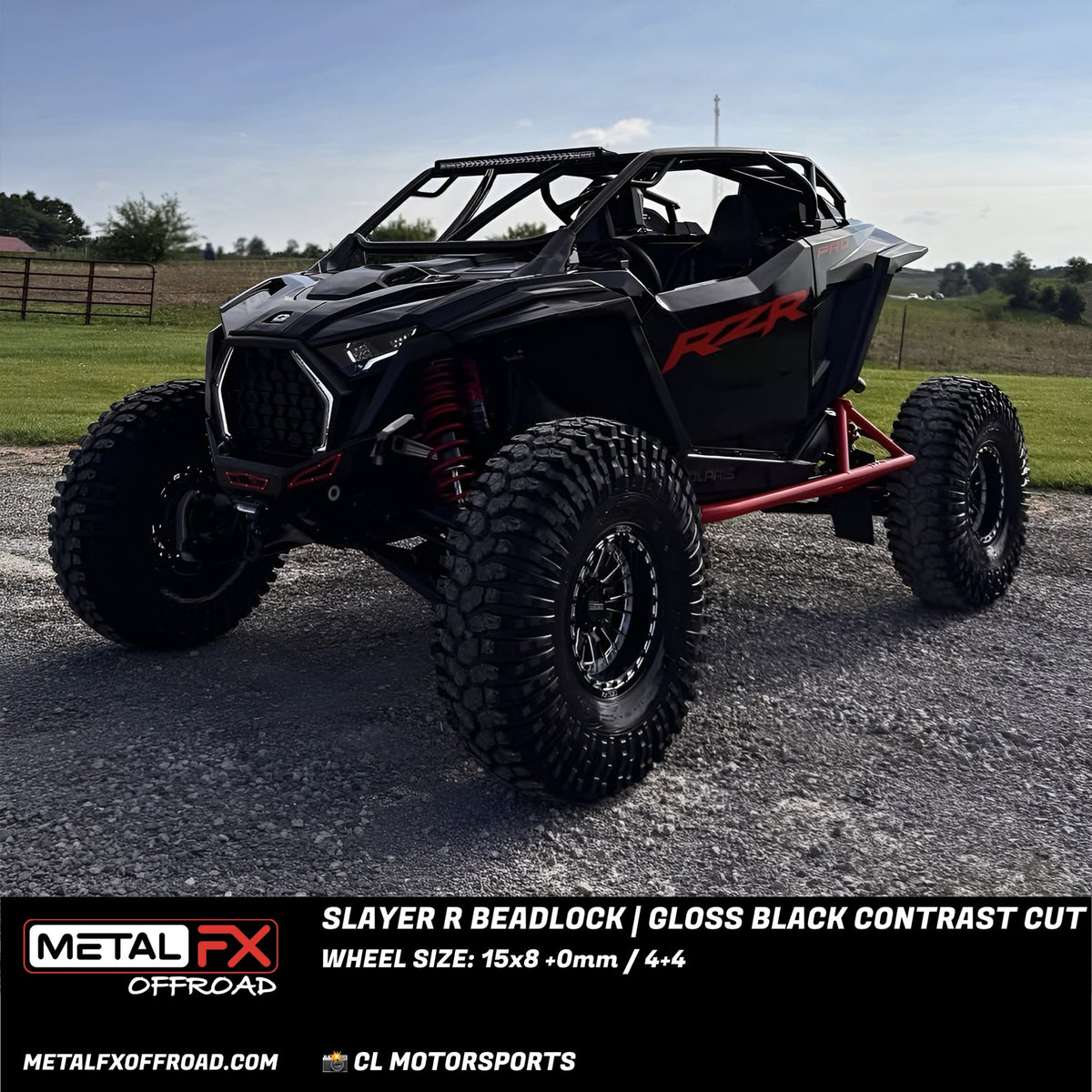 Metal FX Offroad Slayer R Beadlock UTV wheel
