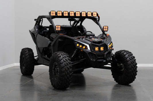 Diode Dynamics 17-24 Can-Am Maverick X3 SS5 Stage Series Ditch Light Kit - Sport Yellow Combo