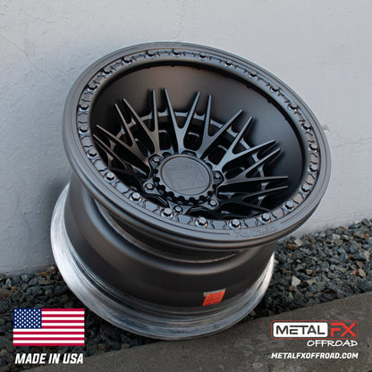 Metal FX Offroad Fang 6R Forged 3-Piece Beadlock UTV Wheel