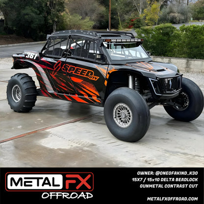 Metal FX Offroad Delta Beadlock UTV wheel