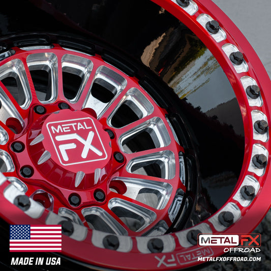 Metal FX Offroad Delta Forged 3-Piece Beadlock UTV Wheel