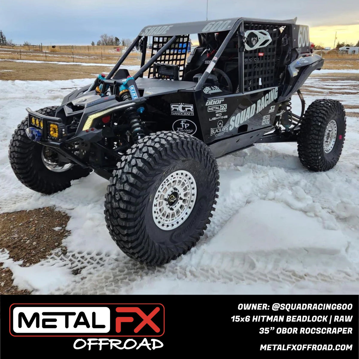 Metal FX Offroad Hitman Beadlock UTV wheel