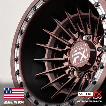 Metal FX Offroad Mobster 6R Forged 3-Piece Beadlock UTV Wheel