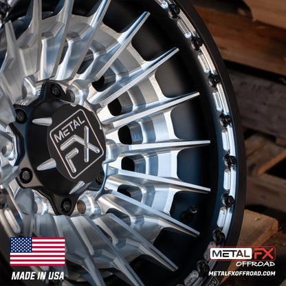 Metal FX Offroad Mobster 6R Forged 3-Piece Beadlock UTV Wheel