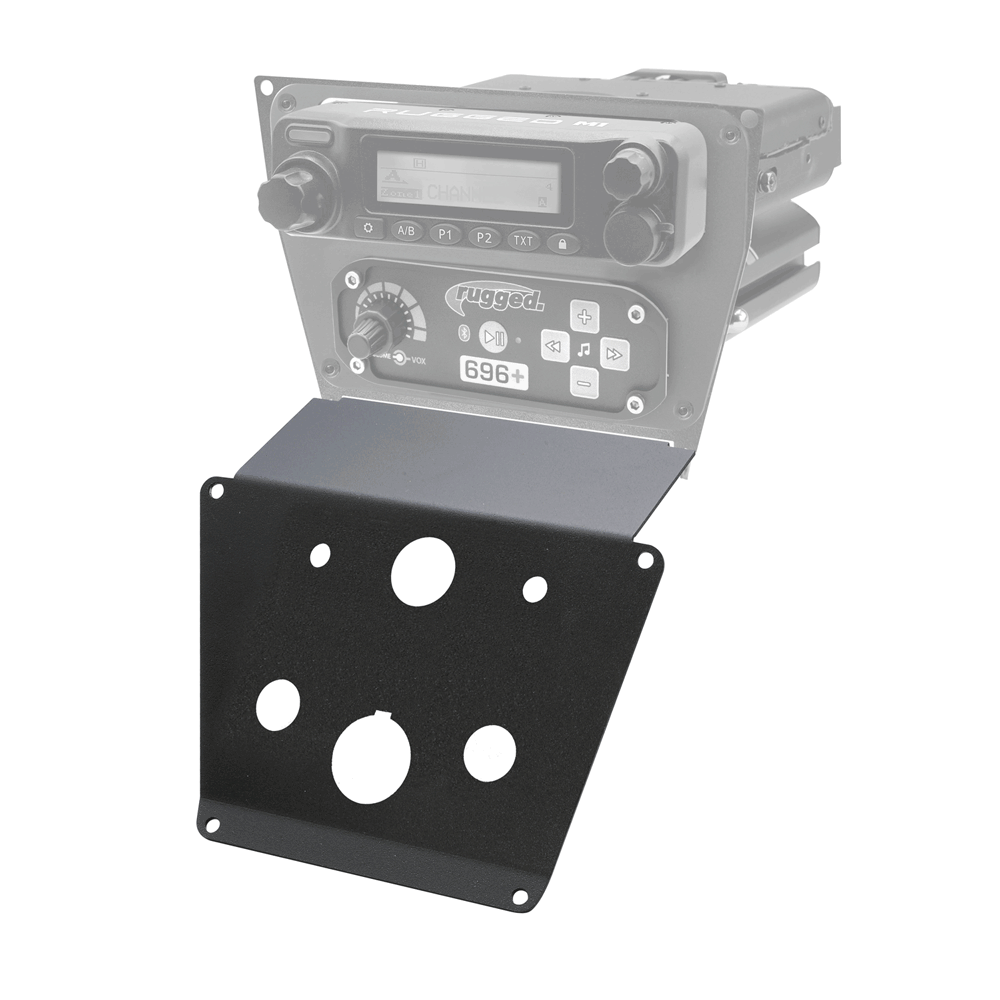 Lower Accessory Panel for Polaris RZR PRO XP RZR Turbo R and RZR PRO R Dash Mount Radio and Intercom - Rockford Fosgate