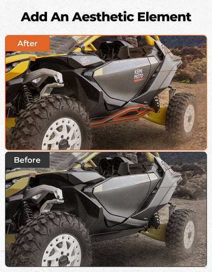 Nerf Bars Rock Sliders for Can-Am Maverick R 2024+