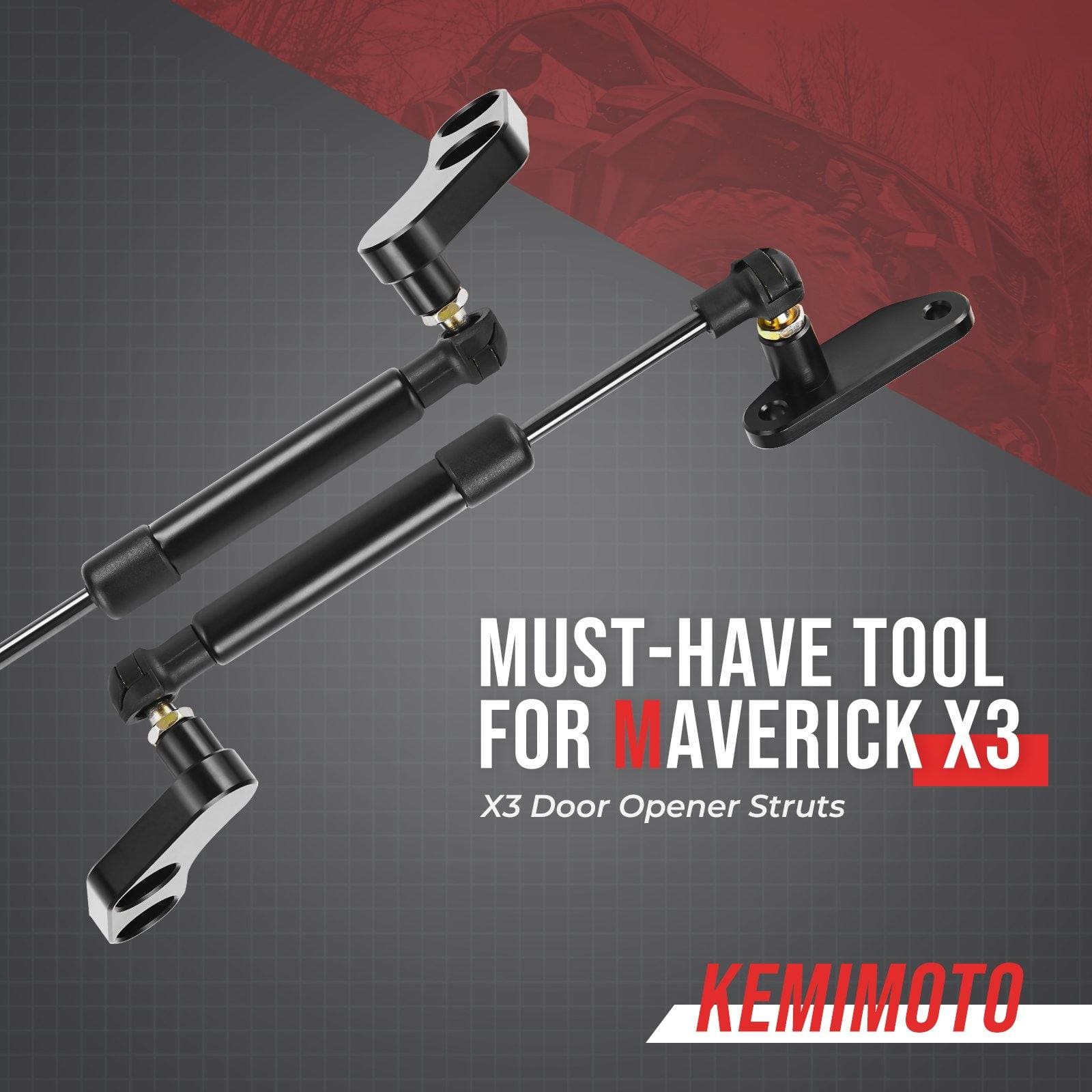 Black Door Latch Door ï¼?Strut Lifts Door Opener - KEMIMOTO