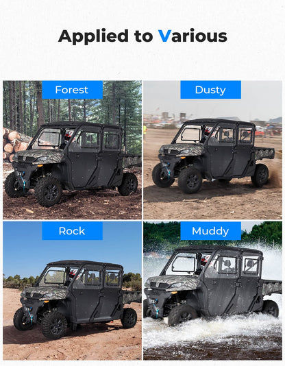Full Doors with Sliding Window for CFMOTO UForce 1000XL 2022+