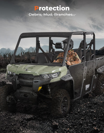 UTV Aluminum Half Doors for Can-Am Defender MAX 2017-2019