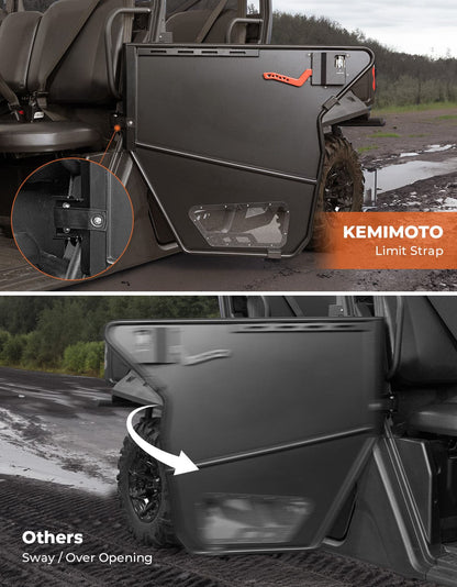 UTV Aluminum Half Doors for Can-Am Defender MAX 2017-2019