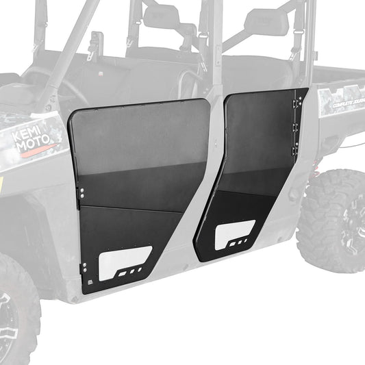 Aluminum Half Doors for Polaris Ranger Crew XP 1000 (2019-2025) - Kemimoto