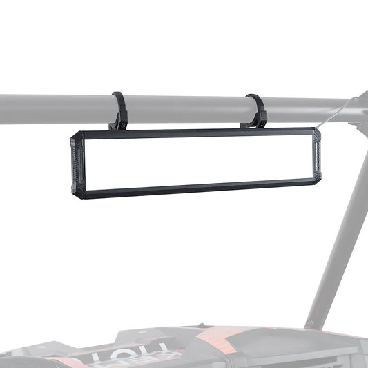 15" UTV Rear View Center Mirror w/Interior Light for 1.65"-2" Roll Cage