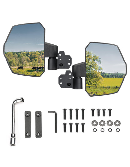 One Pair Side Mirrors for Can Am Defender /  MAX - Kemimoto