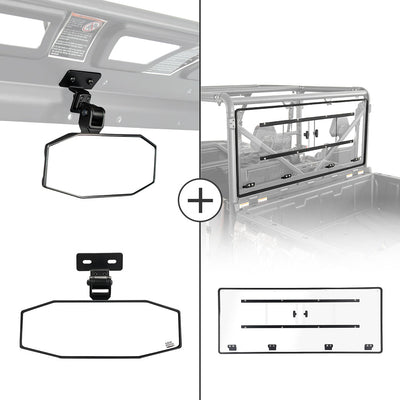 Airflow Sliding Vented Rear Windshield & Rear Mirros for CFMOTO UFORCE 1000