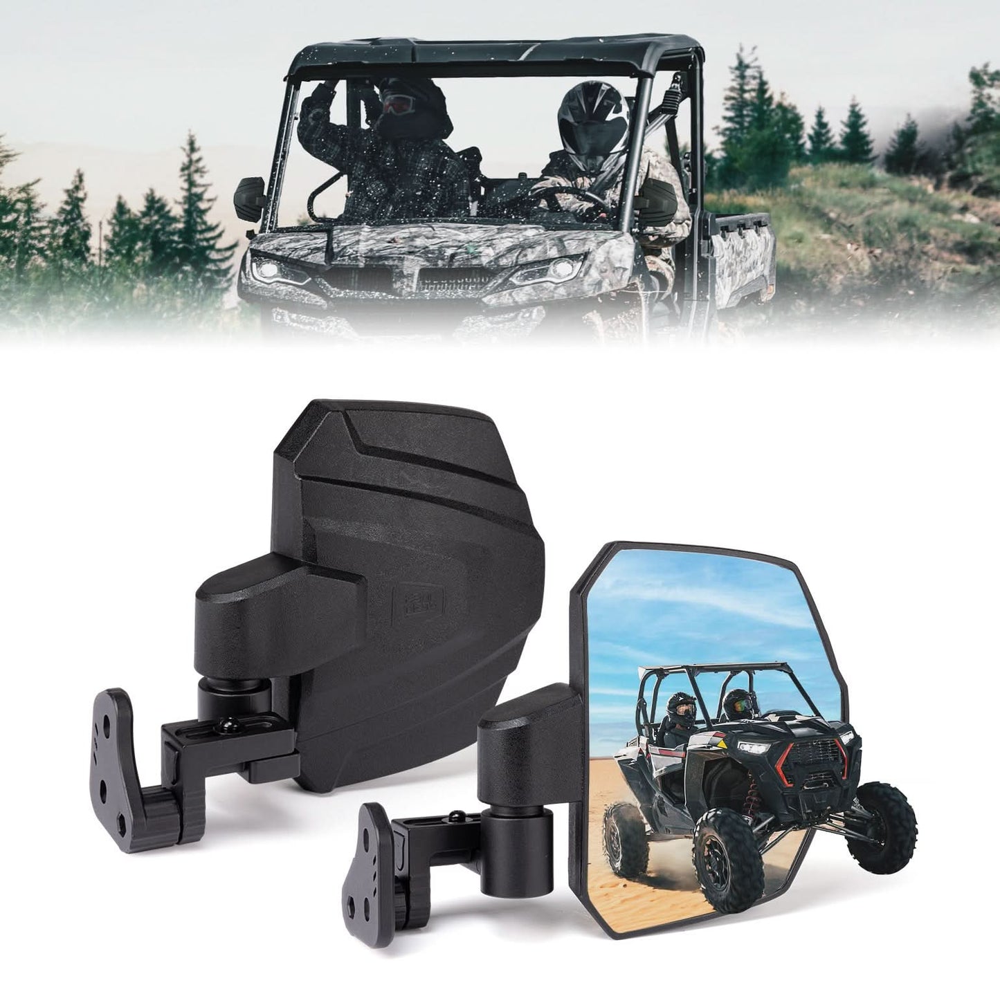 UTV Side Mirrors For CFMOTO UFORCE 1000/1000XL 2019-2025 - Kemimoto