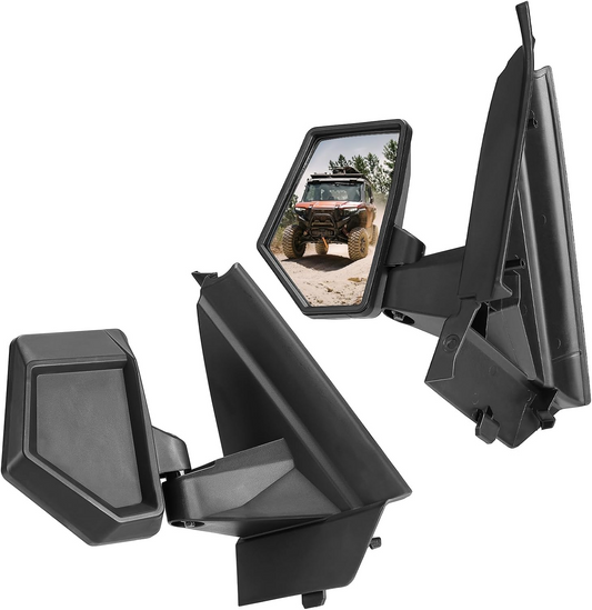 Large Mirror, Adjustable Side Mirrors Compatible with Polaris Xpedition XP/ADV 2024-2025