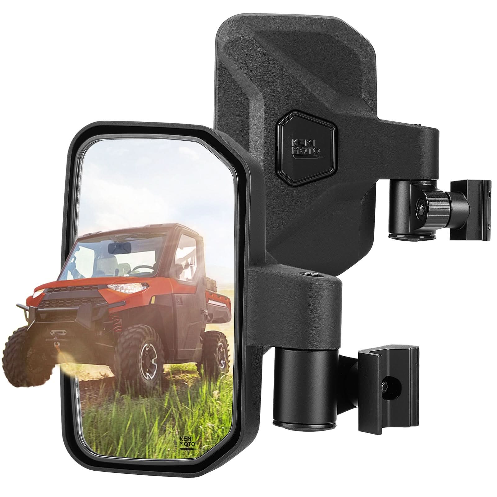 Spring Back UTV Side Mirrors for Polaris ,Can-Am, CFMOTO - Kemimoto