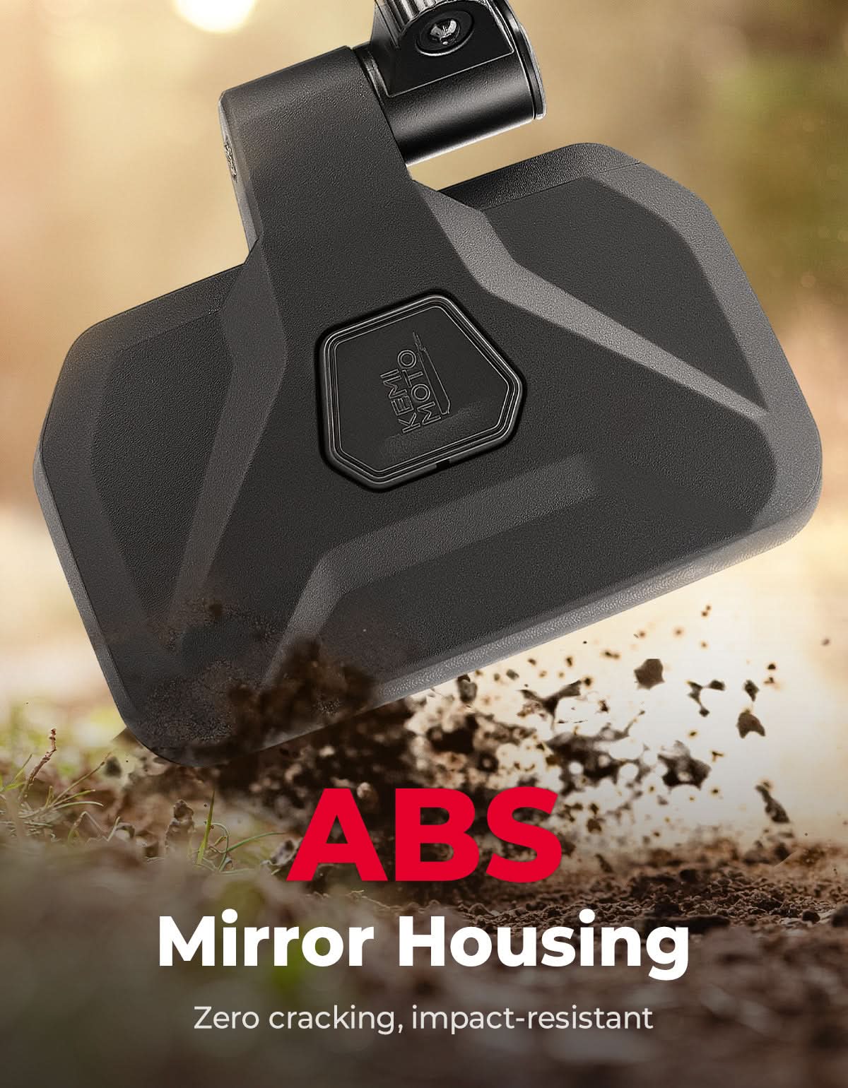 Spring Back UTV Side Mirrors for Polaris ,Can-Am, CFMOTO - Kemimoto
