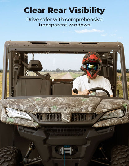 UTV Soft Cargo Camper Cover for CFMOTO UForce 1000 | 1000 XL - Kemimoto