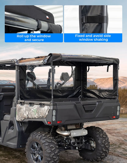 UTV Soft Cargo Camper Cover for CFMOTO UForce 1000 | 1000 XL - Kemimoto