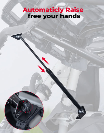 Pivoting Rear Cargo Rack for Can-Am Maverick X3/Max 2017-2025 - Kemimoto