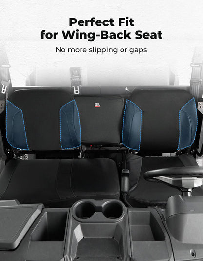 UTV Wingback Seat Cover Set for Polaris Ranger Crew XP 1000 - Kemimoto