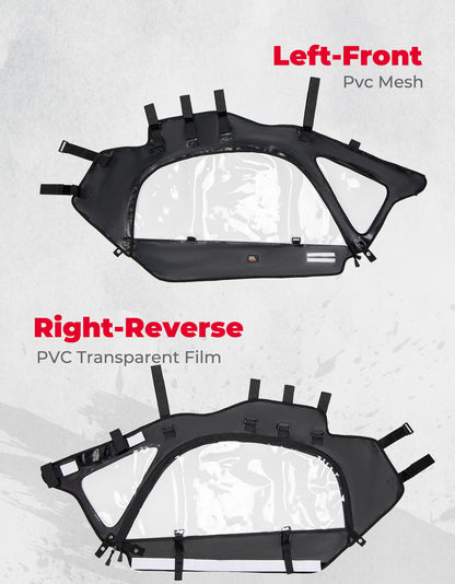 Upgraded Soft Cab Enclosure Doors for Can-Am Maverick X3