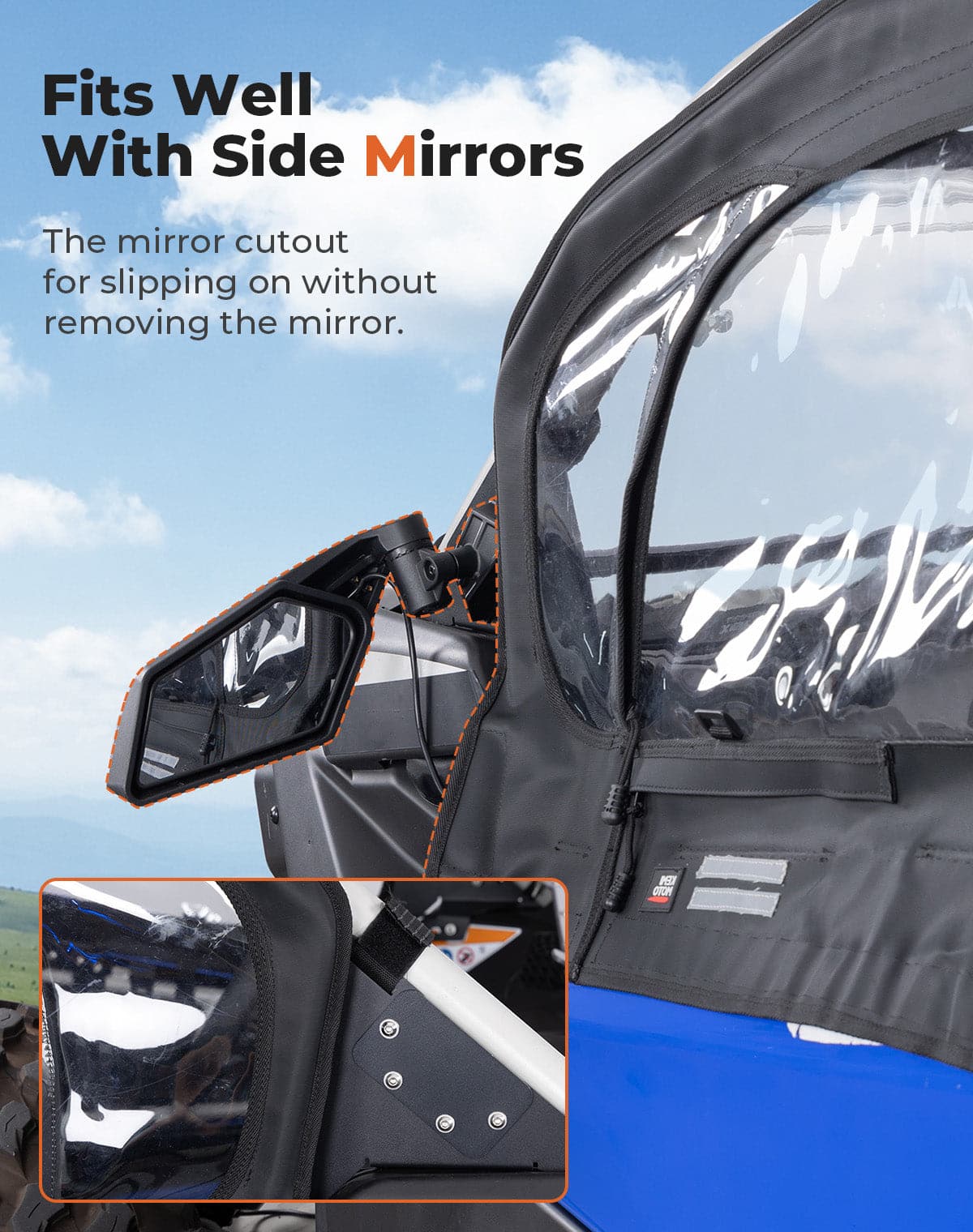 Soft Cab Enclosures with Metal Frame for Can-Am Maverick X3 MAX
