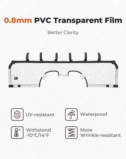 Soft Rear Windshield for Can-Am Maverick R 2024+