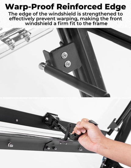 3-in-1 Flip Front Windshield for 2020+ Tracker 800SX