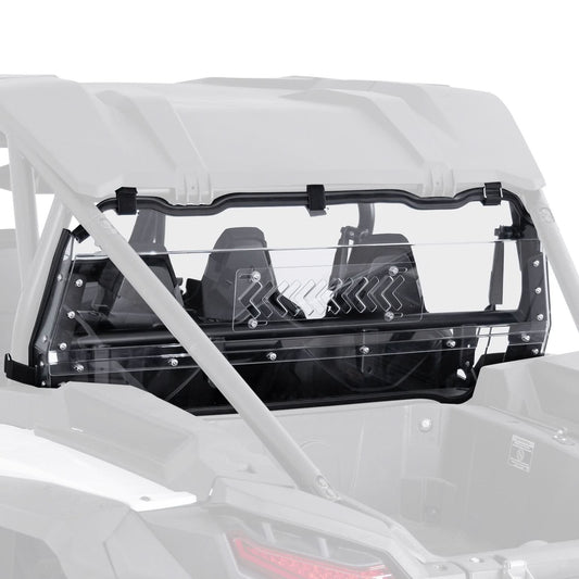 UTV Sliding Vented Clear Rear Windshield for 2024+ Polaris RZR XP 1000 / RZR XP4 1000 - Kemimoto