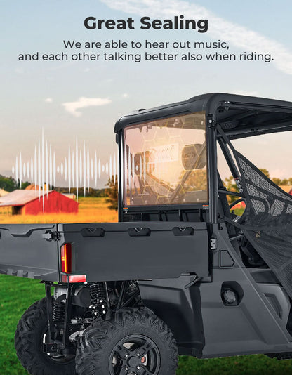 Sliding Vented Rear Window for CFMOTO UFORCE 600 (2021-2025) - Kemimoto