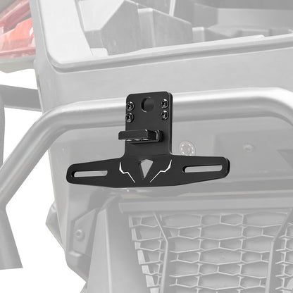ATV/UTV 12V Universal LED Lighted License Plate Holder for Can Am X3 Polaris RZR - Kemimoto