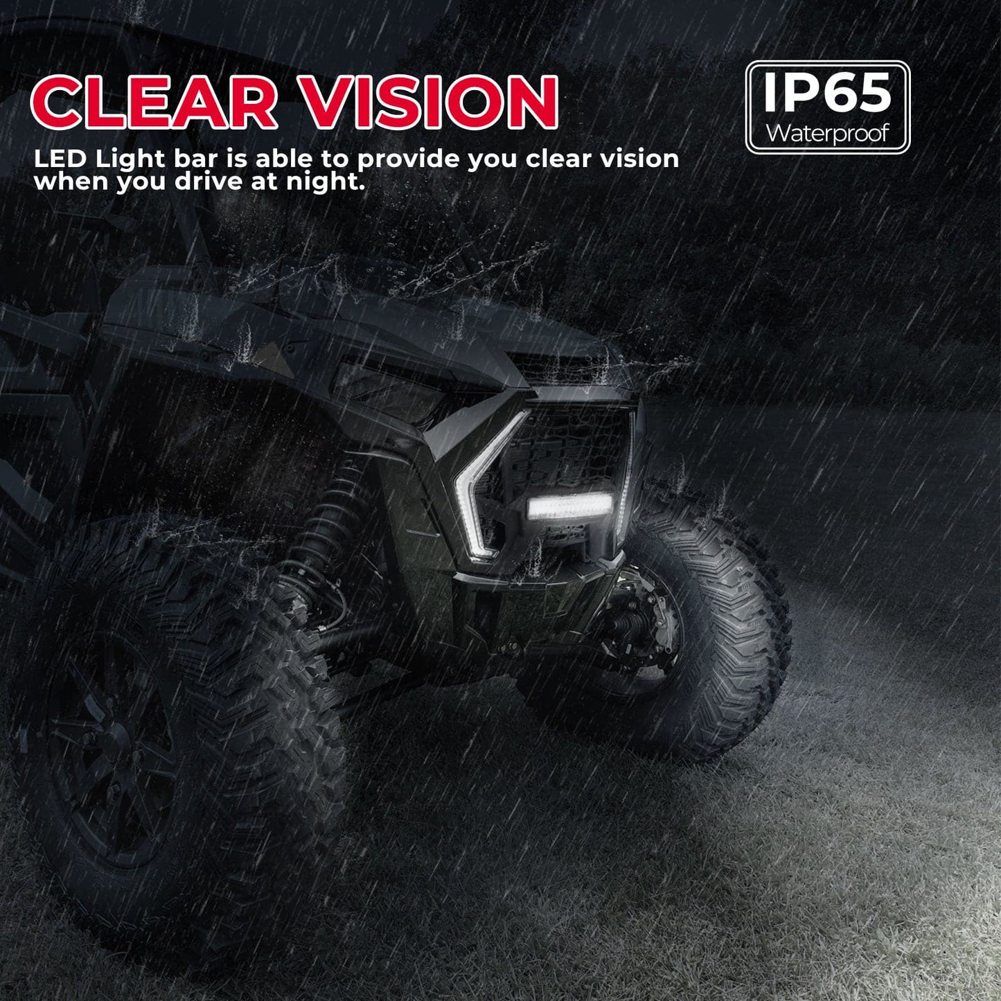 Polaris RZR XP 1000/ 900 Front Lower Mesh Grill - KEMIMOTO