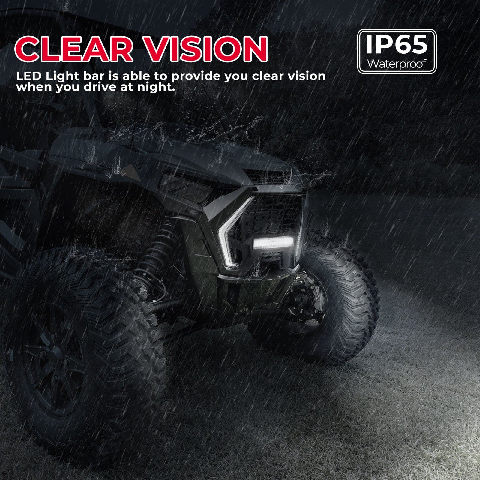 Polaris RZR XP 1000/ 900 Front Lower Mesh Grill - KEMIMOTO