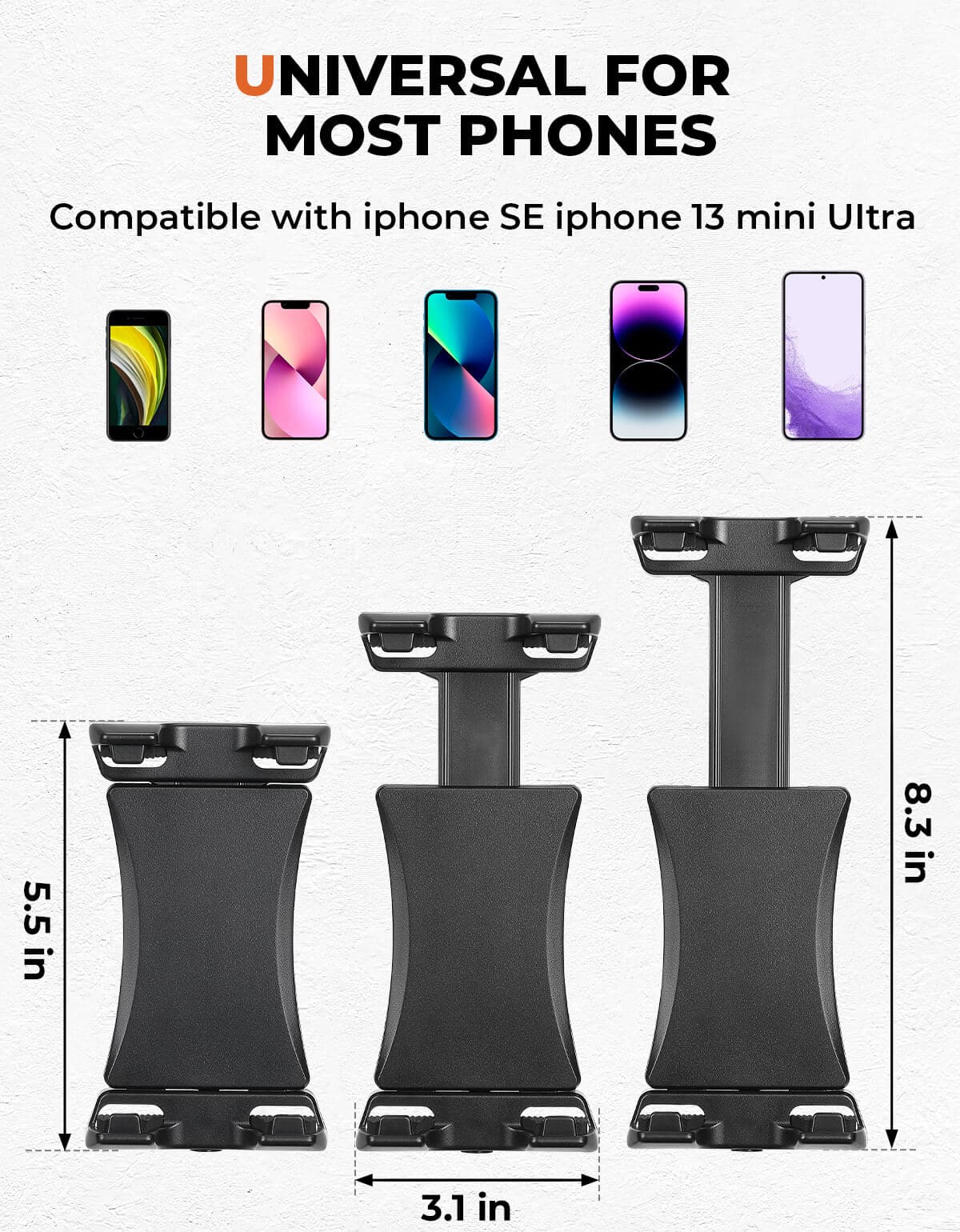 Cell Phone Holder 360Â° Adjustable for Kawasaki Teryx CAMO S LE