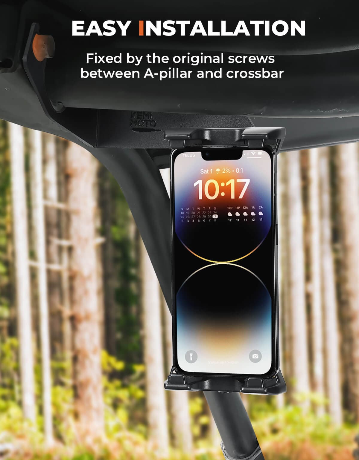 Cell Phone Holder 360Â° Adjustable for Kawasaki Teryx CAMO S LE