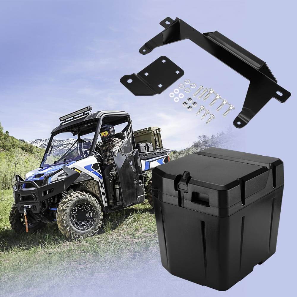 Polaris Ranger 1000 XP 2" Tie Down Anchors & Under Seat Storage Box - KEMIMOTO