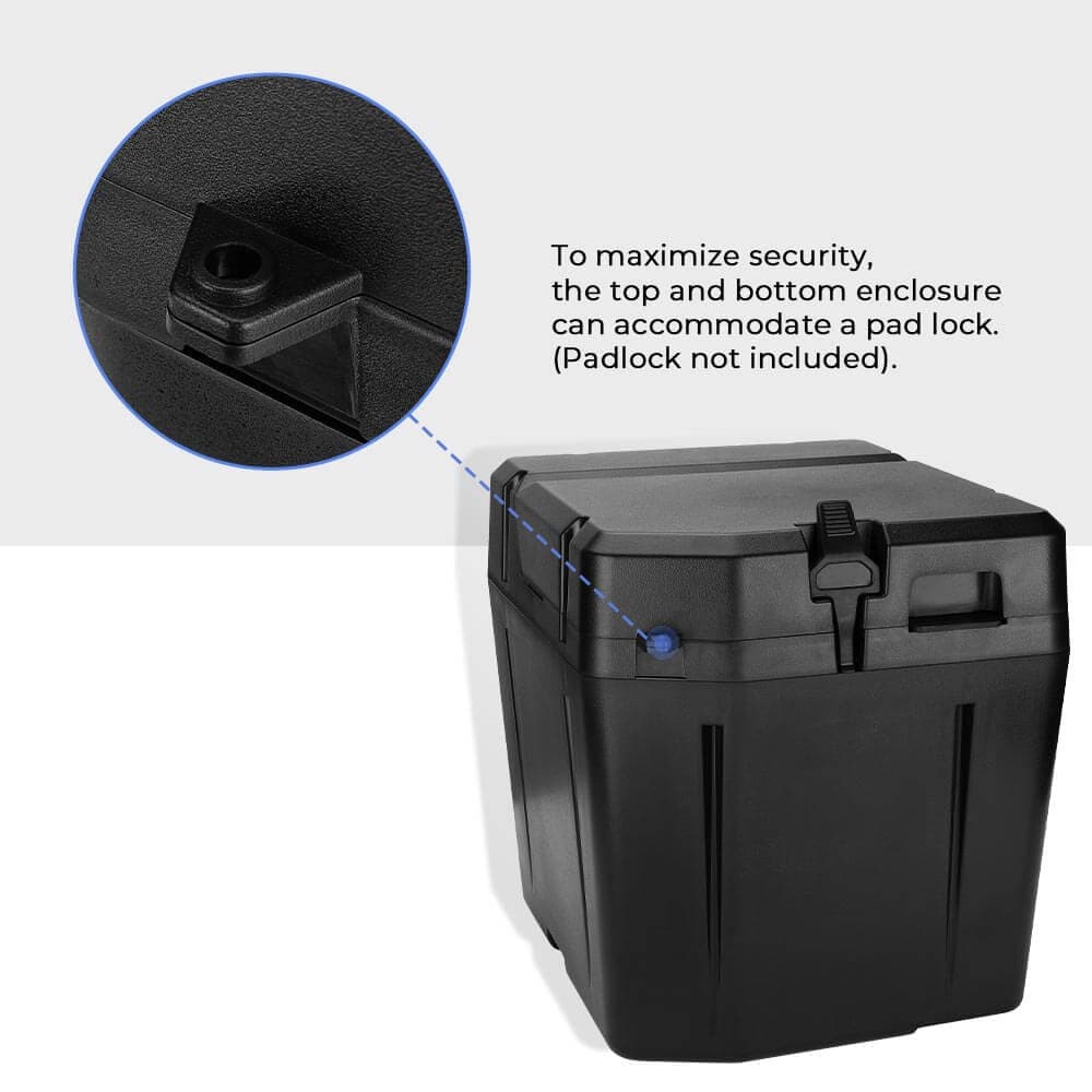 Polaris Ranger 1000 XP 2" Tie Down Anchors & Under Seat Storage Box - KEMIMOTO