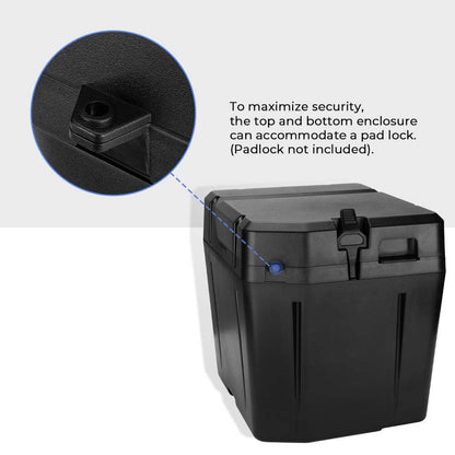 Polaris Ranger 1000 XP 2" Tie Down Anchors & Under Seat Storage Box - KEMIMOTO