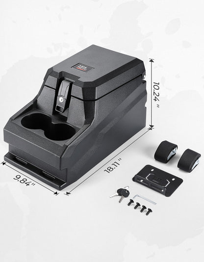 UTV Bench Seat Center Console Box for Polaris Ranger 1000/Crew 2020-2024 - Kemimoto