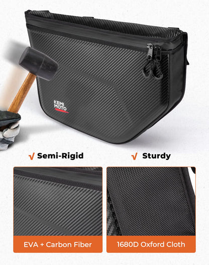 1680D Storage Door Bags Semi-Rigid for Can-Am Maverick X3