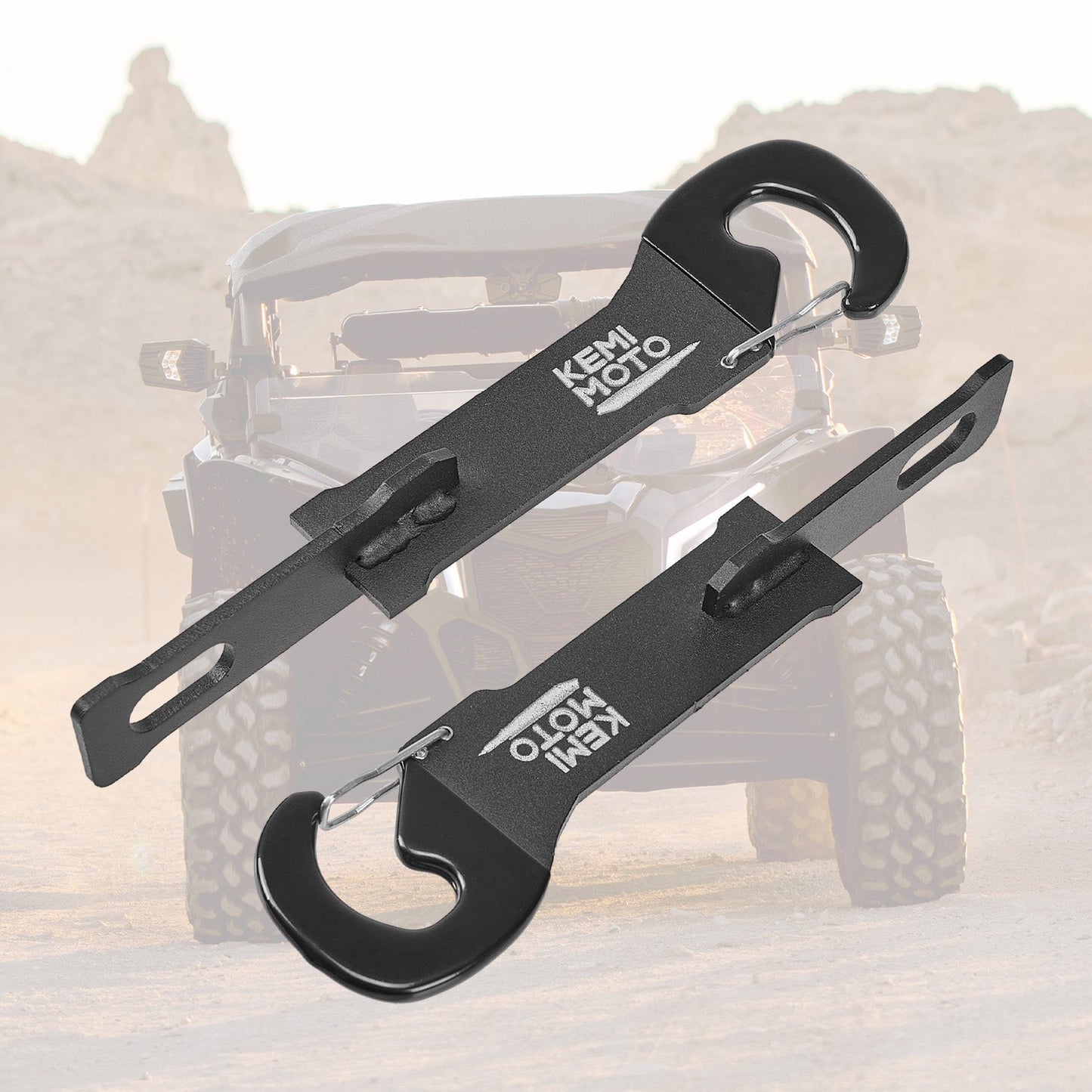 1 Pair UTV 7" Anti-Rust Easy Door Latches for Can-Am | Polaris | CFmoto