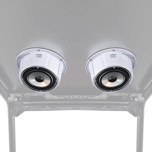 Universal Speaker Pods White for 6.5" Speakers